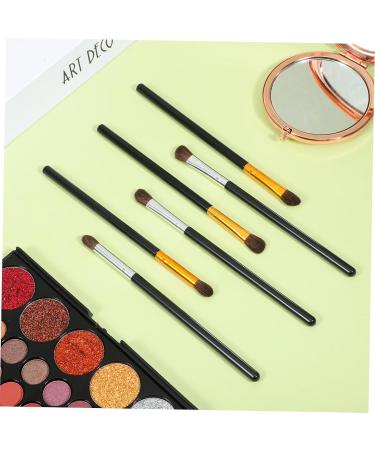 BELLIFFY 6pcs Eyeshadow Brush for under Eye Foundation Brush for Liquid Makeup Eye Shadow Brush Plastic - Buy Online on GoSupps.com
