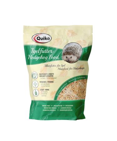 Quiko hedgehog feed 500g - high -quality hedgehog feed with insects egg bisquit fruits and berries - especially tailored to the needs of the hedgehog - Buy Online on GoSupps.com