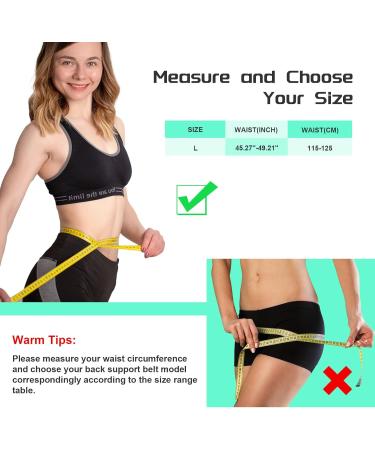 Adjustable Back Brace for Lower Back Pain Relief | Breathable Lumbar Support Belt for Men & Women | Comfortable Stable & Effective (Large - Buy Online on GoSupps.com