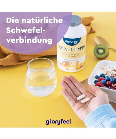 Buy 365 Vegan MSM Capsules - 1600mg Methylsulfonylmethane - 99% Pure MSM Powder - High-Dose No Additives - Laboratory Tested - International Shipping - Buy Online on GoSupps.com