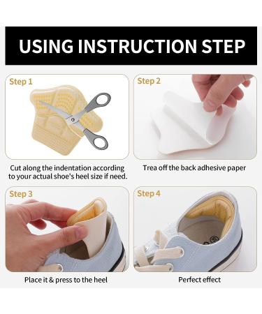 Molain High Heel Pads Inserts - Blister Prevention & Comfort for Big Shoes - 4 Pairs - Buy Online on GoSupps.com