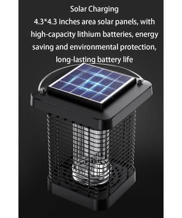 Bug Zapper Outdoor Waterproof Electric Mosquito Lamp 1-1/2 Acre Outdoor Coverage with Powerful Bulb and 1300V Instant Kill Grid Electric Insect Fly and Mosquito Trap - Buy Online on GoSupps.com
