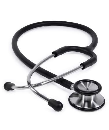 Adjustable Dual-Head Stethoscope by Greater Goods - Essential First Aid Kit Tool | Nurse Must-Have | Free Ear Tips & Diaphragm Replacement | St. Louis Designed | New Black - Buy Online on GoSupps.com