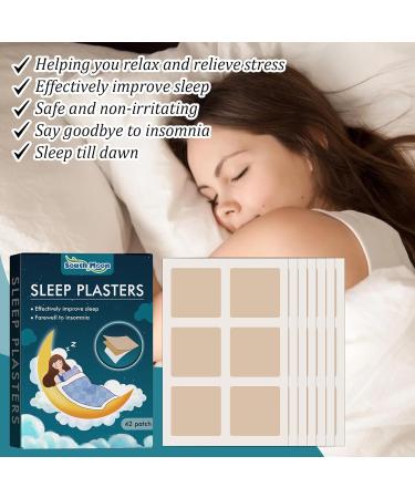 Sleeping Plasters for Adults - 42 Strong Insomnia Relief Plasters | Sleep Aid Gifts (84 PCs) for Men & Women - Buy Online on GoSupps.com