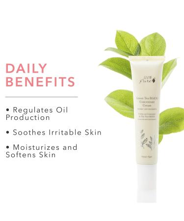 100% Pure Green Tea EGCG Face Cream | Anti-Aging Antioxidant Hydrating Moisturizer with Squalene & Caffeine | 1.4 Oz - Perfect for Men & Women - Buy Online on GoSupps.com