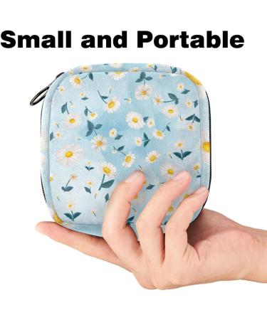 Women s Band Storage Pocket - Large Capacity Menstrual Cup & Makeup Organizer | Travel-Friendly Sunflower Pattern | 4.7x6.6 in - Buy Online on GoSupps.com
