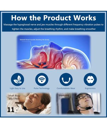 Electronic Anti-Snoring Device for Improved Nighttime Sleep - Portable Smart Snore Stopper with Enhanced Nose Breathing Support - Buy Online on GoSupps.com