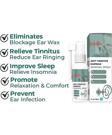 EXQST Anti-Tinnitus & Earwax Removal Spray - Natural Cochlea Cleaner | Relieve Tinnitus & Unclog Ears - 1 Pcs - Buy Online on GoSupps.com