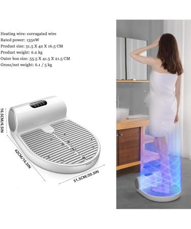 Body Dryer Negative 1350w Bathroom Full Body Dryer Foot Dryer with 2 Gears Adjustment Quick Air Drying Heating and Cooling Sensing with Weight Scale - Buy Online on GoSupps.com