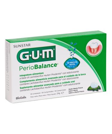 Gum Periobalance Food Supplement Mint Taste 30 Tablets