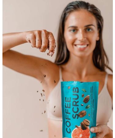 Premium Coffee Body Scrub - Exfoliate & Revitalize Skin 8.8 fl. oz. | Smooth Supple & Elastic Skin | International Shipping Available - Buy Online on GoSupps.com