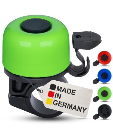 Bicycle bell children - bicycle bell children boys - bell bike children bell children's bike children bicycle bell - made in germany green + reduction socket - Buy Online on GoSupps.com