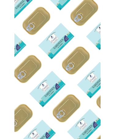 Coastal Gourmet Sardines in Water - No Salt Added 4.375 oz. (Pack of 12) - Buy Online on GoSupps.com