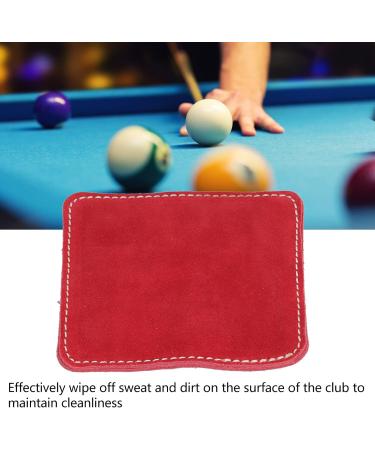 Leather Pool Cue Polisher Soft Pool Cue Cleaner and Polisher Cloth Towel Snooker Cue Care Accessories Sweat and Dirt Cleaning Red - Buy Online on GoSupps.com
