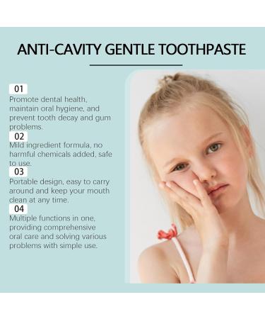 KLYso Kids' Sparkling White Toothpaste - Gentle Cleaning & Teeth Whitening Brightens & Protects for A Shiny Smile!(3PCS) - Buy Online on GoSupps.com