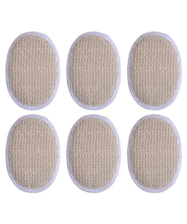 EXCEART 10pcs Exfoliating Brush Bath Scrubber Loofah Bath Sponge Loofah Sponge Pads Shower Sponge Pad Shower Loofah Scrub Towel Loofah Bath Pad Exfoliating Sponge Pad Bath Brush Disposable
