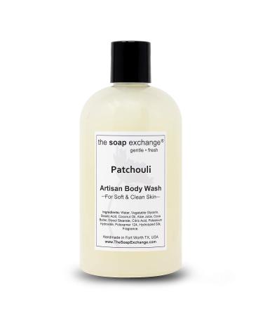The Soap Exchange Patchouli Body Wash 12 fl oz - Handcrafted Natural Liquid Soap - Made in USA - Buy Online on GoSupps.com