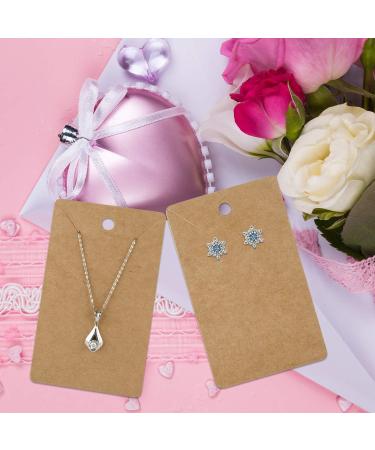 MIAHART 280 Pack Kraft Earring Display Cards for Studs & Earrings | 3.5 x 2.1 Inches (Brown) - Earring Card Holder Set - Buy Online on GoSupps.com