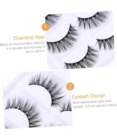 5 Pairs 3d False Eyelashes Thick Eyelashes Synthetic Fake Lash Diy Fake Eyelash Lash Extension Supplies Eyelashes Extension Long Fake Eyelashes Chemical Fiber Curly G800 Extend - Buy Online on GoSupps.com