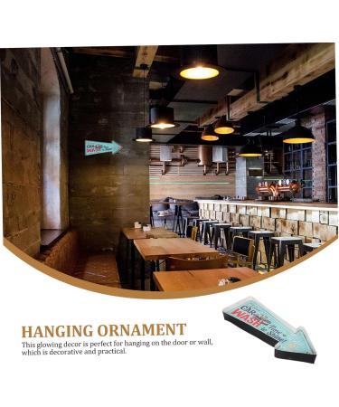 OKUMEYR 1 Pc Decorative Lights Astetic Room Decor Antique Metal Sign Room Wall Pendant Metal Wall Vintage - Buy Online on GoSupps.com