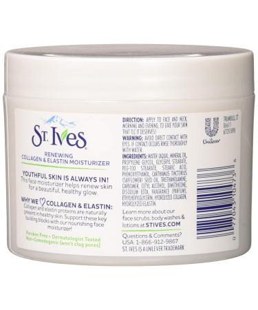 St. Ives Renewing Collagen & Elastin Moisturizer 10 oz - Pack of 2 | Hydrating Anti-Aging Skincare - Buy Online on GoSupps.com