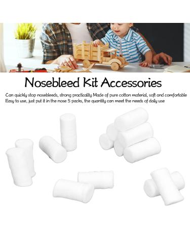 Yosoo Health Gear 5 Pack Cotton Toothings - Ultra Absorbent Mouth-Nose Blood Plugs for Kids & Adults | Soft Nosebleed Wound Accessories for Home Use - Buy Online on GoSupps.com