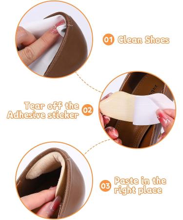 Multicolor Heel Pads - Cushion Inserts for Loose Shoes - Grip Protectors for Men and Women - 5 Pairs - Buy Online on GoSupps.com