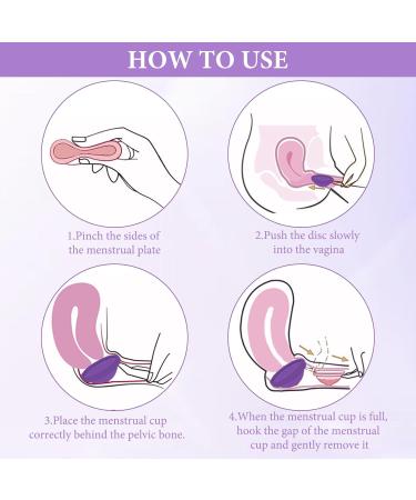 2-Piece Menstrual Disc & Cup Set - Safe for Sports & Swimming | Includes Storage Box & Bag | S & L Sizes - Buy Online on GoSupps.com