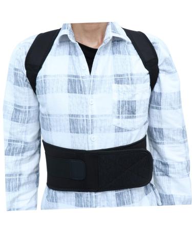 KALLORY Posture Brace for Women & Men - Adjustable Posture Corrector Belt - Improve Posture & Comfort - Black - Buy Online on GoSupps.com