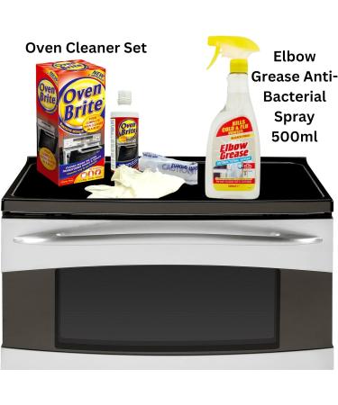 Kitchen Cleaner Bundle | 16pc Elbow Grease & Oven Brite Cleaning Products Set | Cleaning Wipes Drain Unblocker Oven Cleaner Cream Cleaner Antibacterial Spray and more Including Sinta Gifts Pen - Buy Online on GoSupps.com