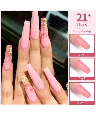 Morovan Poly Gel Nail Kit - 20 Colors Poly Gel Extension Set for Art Nails - DIY Manicure Kit for Beginners - Pink Poly Gel Color Packs - Buy Online on GoSupps.com