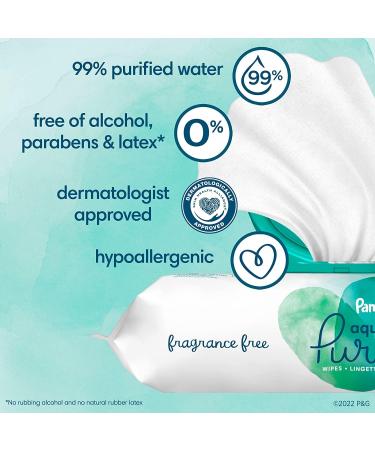 Pampers Aqua Pure Sensitive Baby Wipes - 448 Count - Buy Online on GoSupps.com