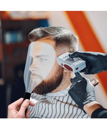 WSERE 5 Pieces Professional Hair Barber Salon Mask Shield  Plastic Hairdressing Haircut Face Protector Mask  Reusable Face Spray Shield Protect Styling Tools  Random Color Hairspray Shield for Face - Buy Online on GoSupps.com