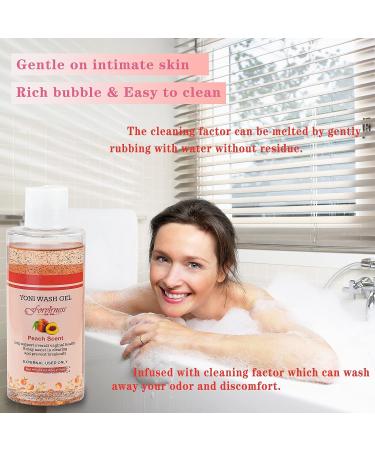 forvirness Feminine Wash - Gynecologist Tested Peach Yoni Wash - pH Balanced Vaginal Cleanser with Coconut Oil & Aloe Vera Extract - 6.7 fl.oz - Buy Online on GoSupps.com
