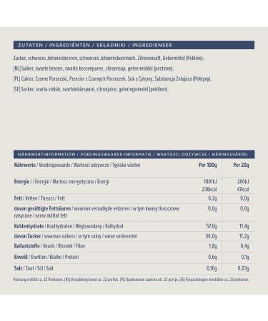 Buy Amazon Blackcurrant Jam Extra 450g (Pack of 2) - Premium Quality Fruit Spread for International Shipping - Buy Online on GoSupps.com