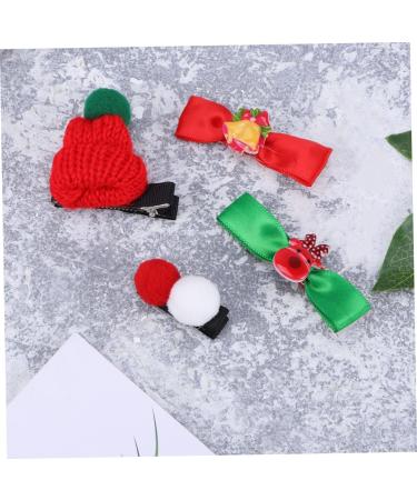 HAPINARY 3 Sets Christmas Barrettes Sequin Hairpins Bow Hair Clips Christmas Hair Bow Santa Hat Decor Kids Hair Clips for Girls Hair Pin Christmas Hair Accessory Cute Headgear Girl Child - Buy Online on GoSupps.com