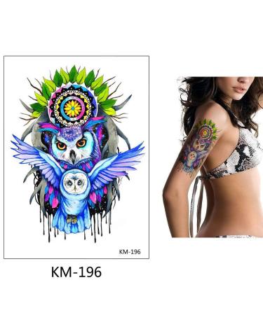 Colorful Animal Temporary Tattoo Sticker Set - 8 Sheets | Waterproof & Long Lasting | Fun Fake Tattoos for Kids & Women - Buy Online on GoSupps.com