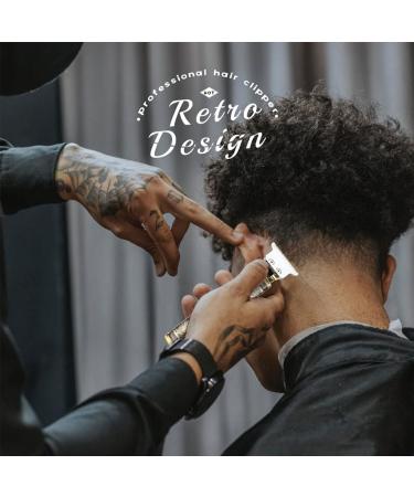 Men's Retro Oil Hair Hair Salon Carved Electric Home USB Charging Hair Scissors Hair for Men Cordless - Buy Online on GoSupps.com