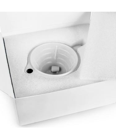 QSHAVE Shaving Scuttle Mug - White Large Deep Size Handmade Pottery Cup - Buy Online on GoSupps.com