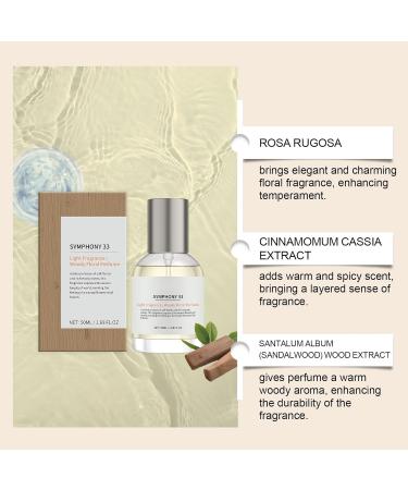 Women's Fragrances Wood Light Flower Perfume Stylish Long Lasting Eau De Parfum Captivating Beauty Products Suitable for Travel Size Holiday Gifts Net 50ml White - Buy Online on GoSupps.com