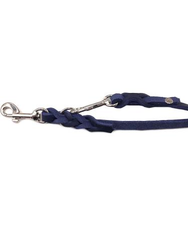 Double Linen Dog Liner for Small & Large Dogs - Adjustable 2.80m x 8mm in Navy Blue | International Shipping - Buy Online on GoSupps.com