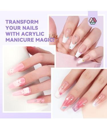 SAVILAND Acrylic Liquid Monomer 8.16 fl.oz - Pure EMA Nail Liquid with Brush Cleaner & 3 Acrylic Brushes | Perfect for Home Nail Salon & Extensions - Buy Online on GoSupps.com