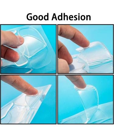Pufeuoo 16 Pieces Face Wrinkle Patches Silicone Anti Wrinkle Pads Reusable Skin Wrinkles Patches for Smoothing Eye Mouth and Frown Wrinkles - Buy Online on GoSupps.com