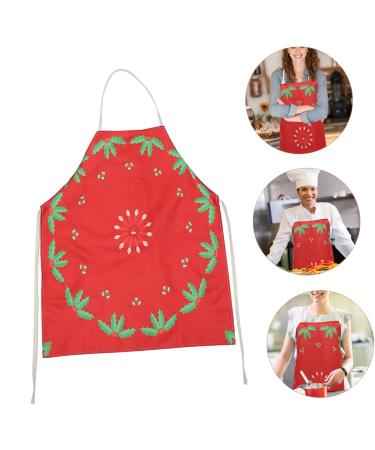 POPETPOP Barber Cloth Christmas Party Apron Christmas Hair Cutting Cape Christmas Kitchen Apron Funny Barber Station Organizer Barber Aprons Work Apron Cotton Linen Aldult Miss Hair Brush 68X55X0.5CM - Buy Online on GoSupps.com