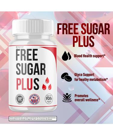 Free Sugar Plus Capsules Official FreeSugar Plus Blood Health Support Pills With All Natural Ingredients Free Sugar Plus Advanced Wellness Support with Premium Vitamins for Women & Men (60 Capsules) - Buy Online on GoSupps.com