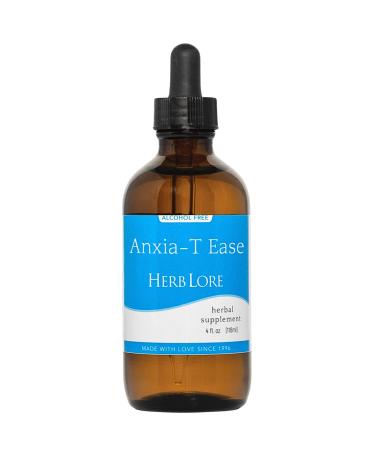Herb Lore Anxia-T Ease Tincture Herbal Mood & Relaxation Support with Passionflower Lavender Chamomile and Flower Essences (4 fl oz)