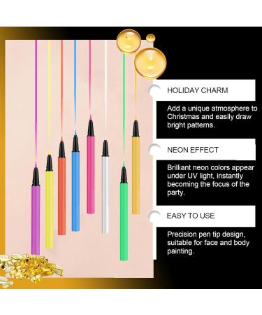 Colorful Liquid Eyeliner Set Liquid Eyeliner Set | Waterproof Pigment Graphic Covers 8 Colors - Long Lasting Arc Eyeliner Kit Without Faded Gel Eyeliner Eyeliner - Buy Online on GoSupps.com