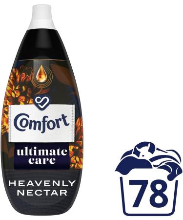 Comfort Ultimate Care Ultra-Concentrated Fabric Conditioner with Lasting Fragrance Intense Liquid Fabric Softener 78 Wash 1.18 L (Heavenly Nectar Buy 4) Heavenly Nectar 295 ml (Pack of 4) - Buy Online on GoSupps.com