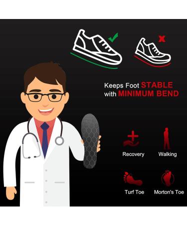 Shop Carbon Fiber Insoles - Rigid Shoe Inserts for Men & Women | Relief for Arthritis Plantar Fasciitis Hallux Rigidus & More - International Shipping Available - Buy Online on GoSupps.com