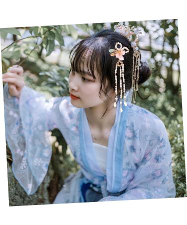 MAGICLULU 2 Pairs Comb Washing Capsules Aesthetic Hair Accessories Wedding Headwear Traditional Chinese Hairpin Chinese Girl Hair Accessories Flower Hair Clip Pair Clip Classical Metal - Buy Online on GoSupps.com